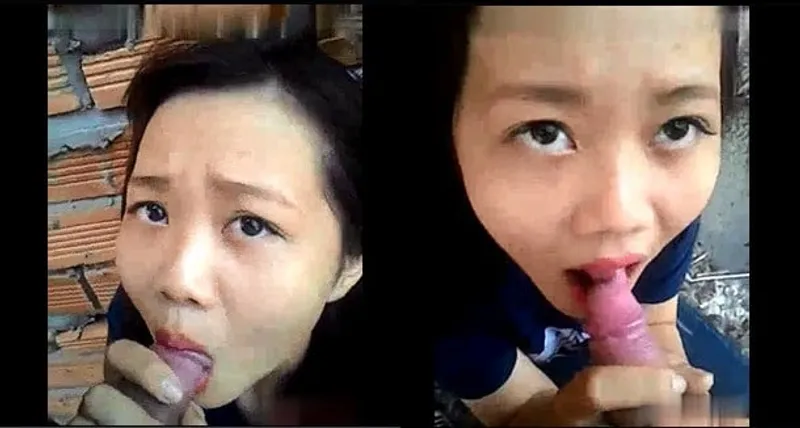 Gấu mút chuối ở vườn sau nhà