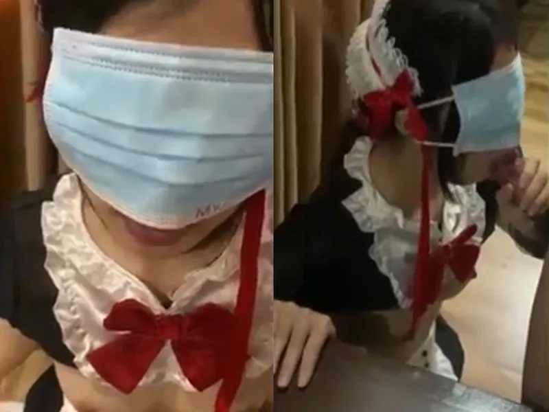 Ghệ việt dâm cosplay nô lệ mút bú con cục thịt điêu luyện